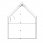 Dom drewniany modułowy Nebraska III projekt + budowa Stara Kiszewa - zdjęcie 3