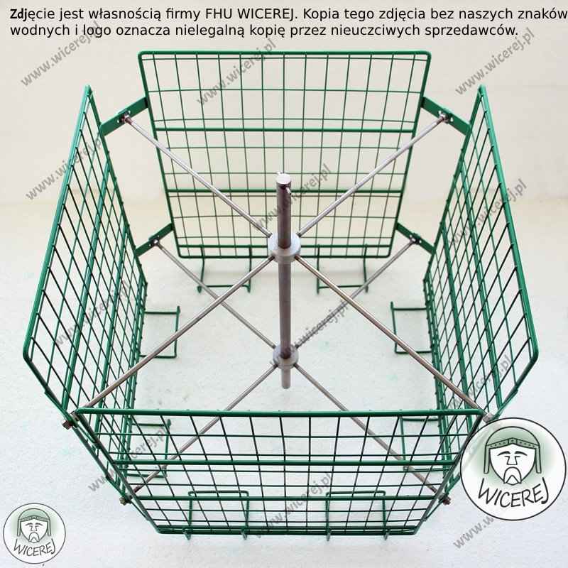 Wirnik 4 ramkowy do miodarki wirówki, Kosz na 4 ramki 4 plastrowy Jaśliska - zdjęcie 3