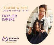FRYZJER DAMSKI- CERTYFIKOWANY KURS ROCZNY!