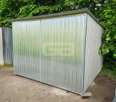 Garaż 3×5 m blaszany II gat konstrukcja wolnostojąca na budowe GB112