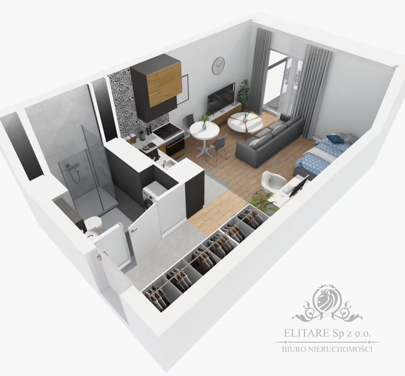 Mieszkanie NOWE 27,66m2 ,1 pok. w Centrum Wrocławia/Stare Miasto Wrocław - zdjęcie 12