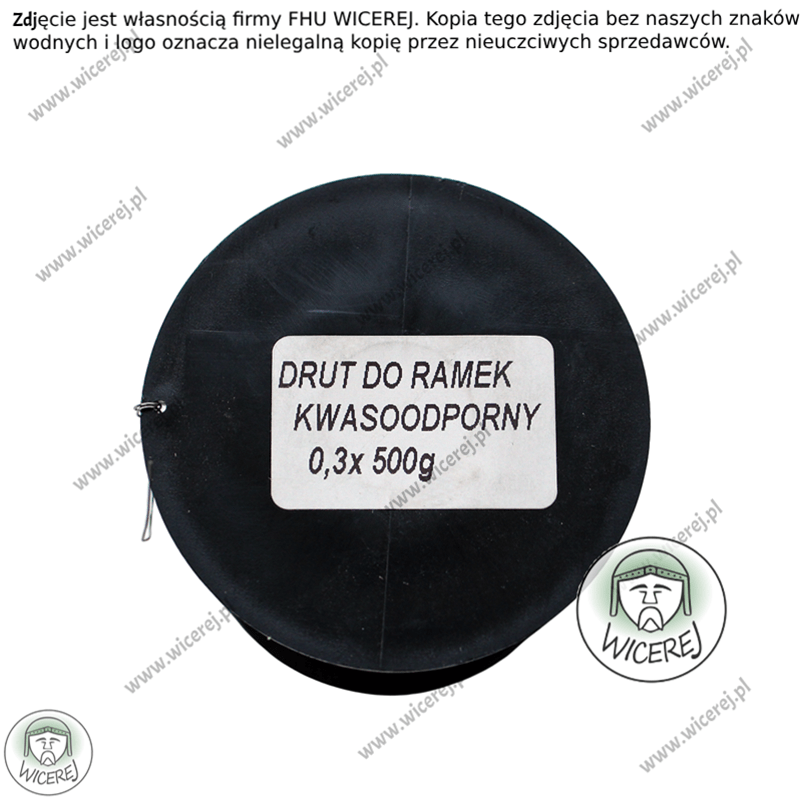 Drut pszczelarski do ramek 0,3mm - 0,5kg Nierdzewny ramki ule Jaśliska - zdjęcie 4