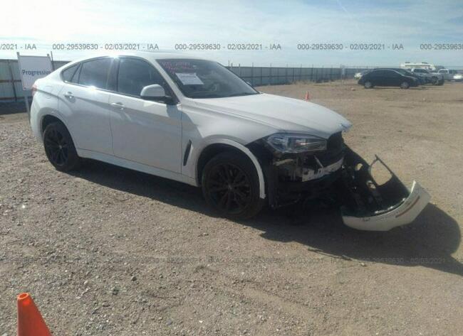 BMW X6 2017, 3.0L, 4x4, uszkodzony przód Słubice - zdjęcie 2