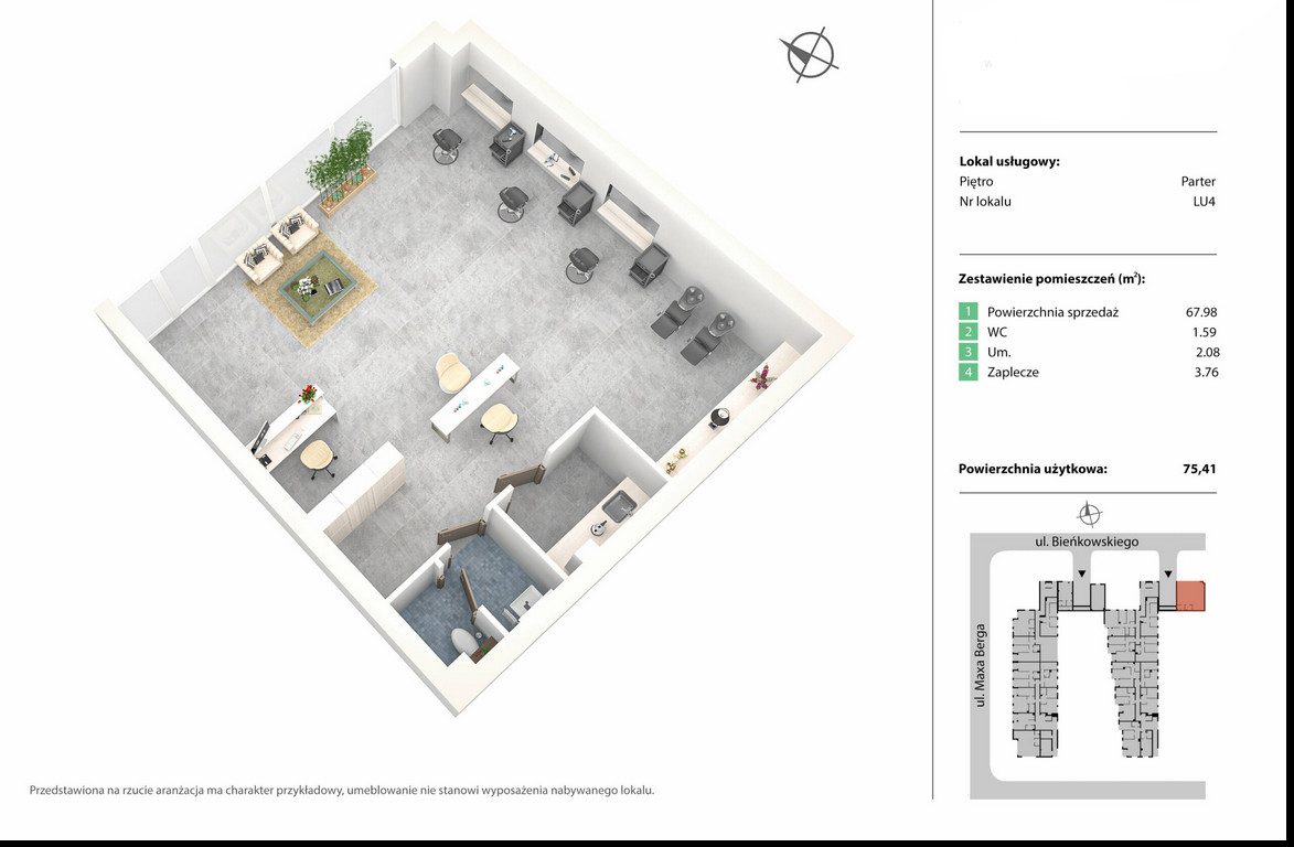 Przestronny lokal usługowy/ osiedle mieszkaniowe /Żerniki Wrocław - zdjęcie 10