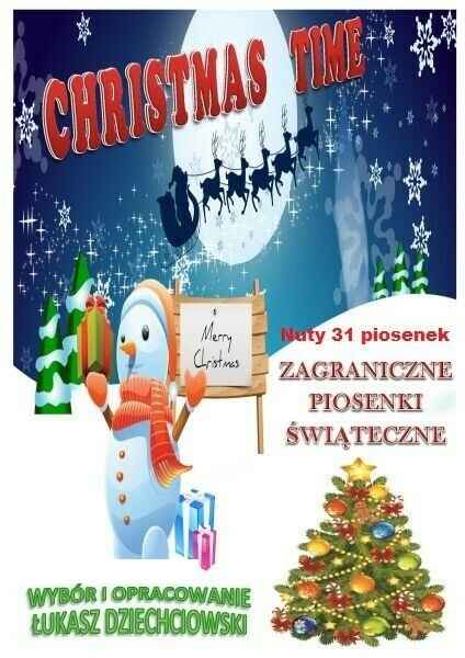 Nuty Zagraniczne hity świąteczne 31 piosenek angiel, nowe, keyboard, Gdynia - zdjęcie 1