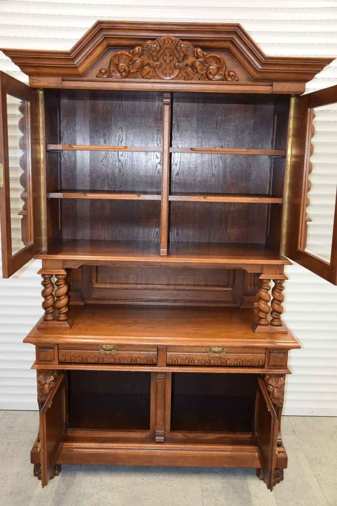 kredens dębowy - meble gdańskie - jak nowy Olsztyn - zdjęcie 4