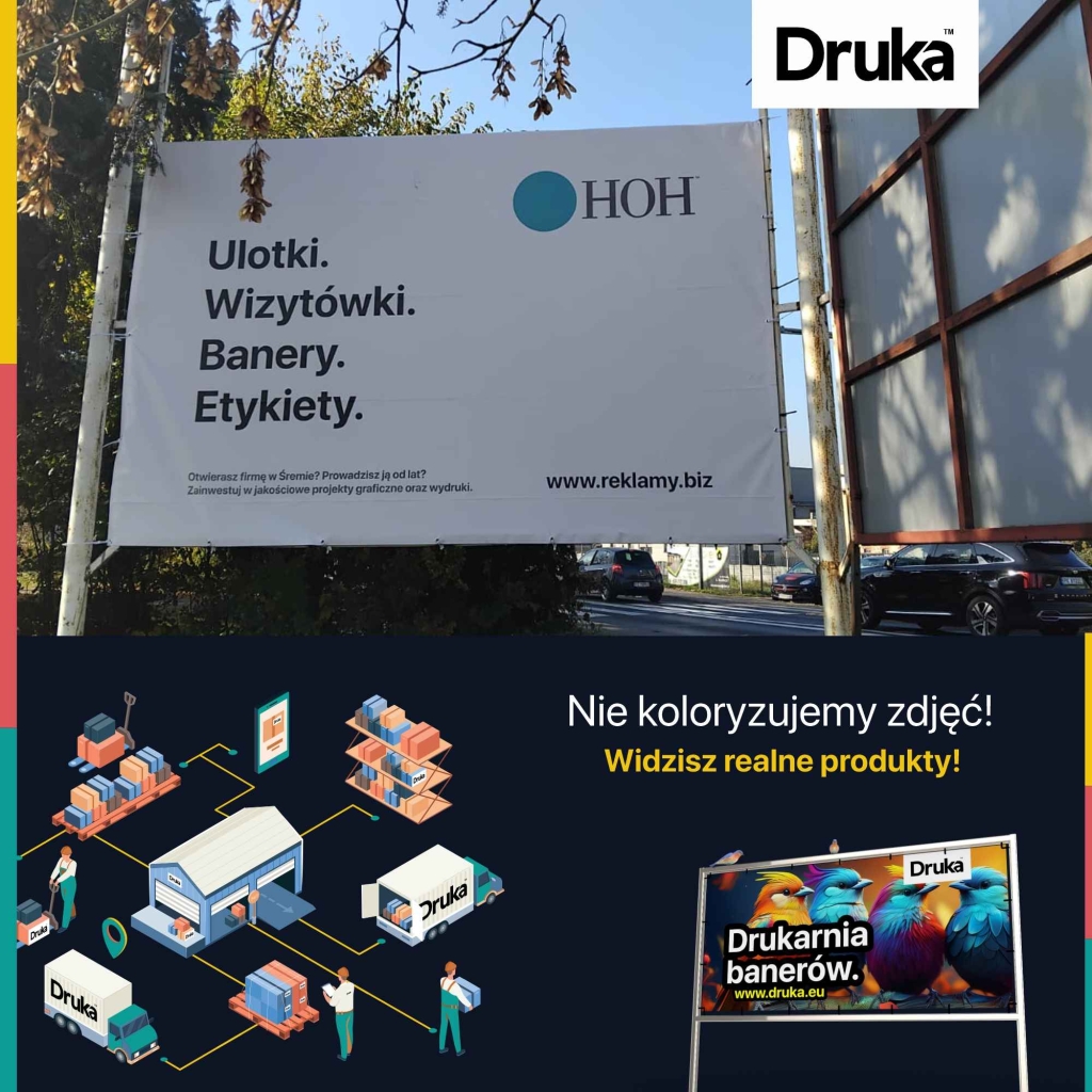 Drukarnia, reklamy – wizytówki, ulotki, banery, gadżety i więcej Śrem - zdjęcie 9