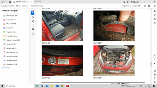 Ford fiesta rok prod. 2008 Grotów - zdjęcie 9