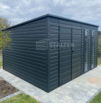 Schowek - Domek Ogrodowy 4,5x3 - Brama 2x okno dach ST128 Inowrocław - zdjęcie 2