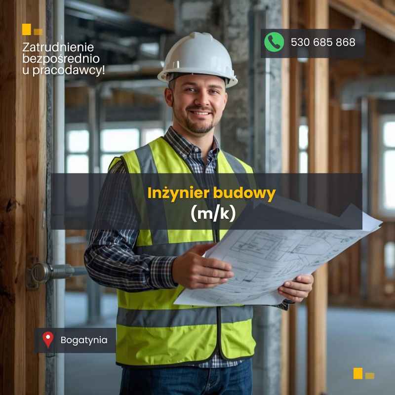 Inżynier budowy (k/m) Bogatynia - zdjęcie 1