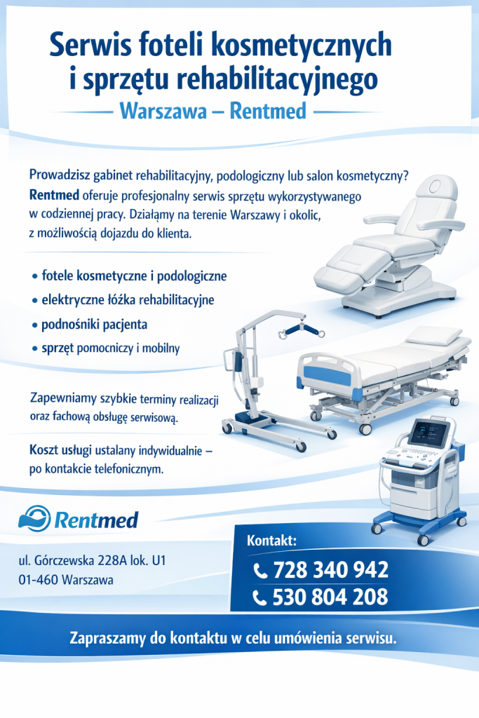 Serwis foteli kosmetycznych – Rentmed Bemowo - zdjęcie 1