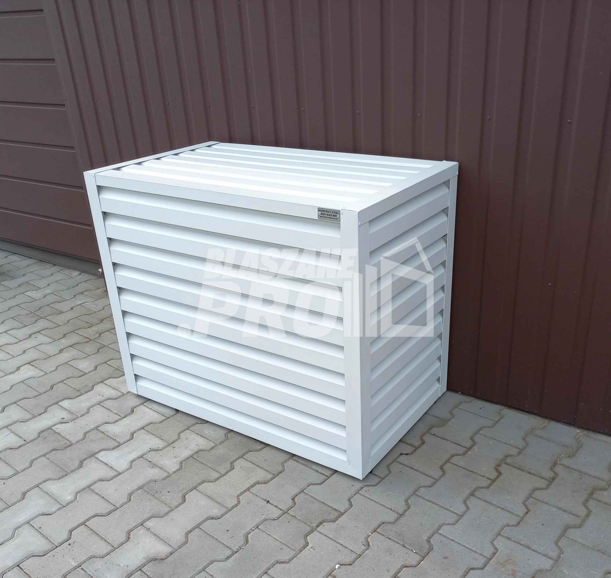 Osłona klimatyzatora - pompy ciepła 90x50x110 cm biały GP301 Olsztyn - zdjęcie 10