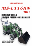 Mini Ładowarka kołowa przegubowa łamana MS-L116KN JSB - Nowa 2025 Toruń - zdjęcie 1