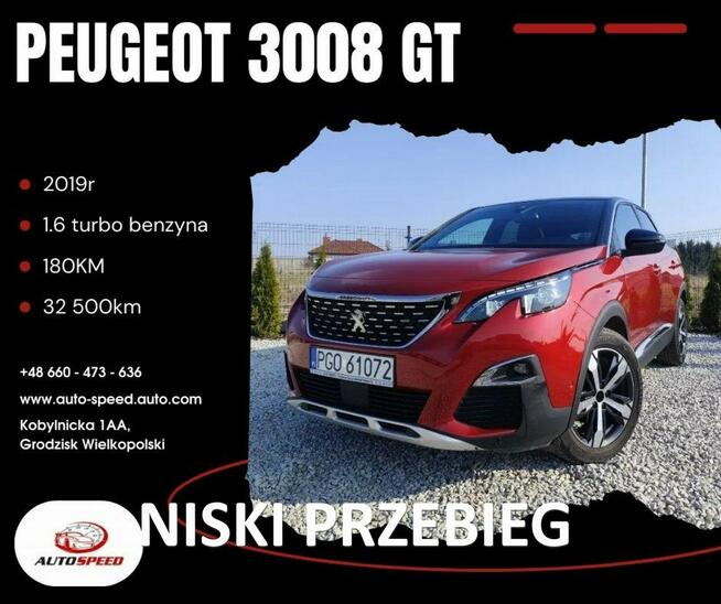 Peugeot 3008 1.6GT Line Full Opcja Grodzisk Wielkopolski - zdjęcie 1