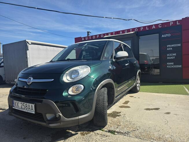 Fiat 500L 1.4 T-Jet 120KM LPG Navi Panorama Klima Automat PDC z Włoch Kraków - zdjęcie 9