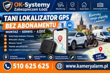 Lokalizator GPS bez abonamentu Łódź – montaż i serwis | kameryalarm.pl