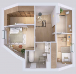 3pok, 102met, okolice Iwaszkiewicza TARAS/OGRÓD/MP (Wrocław) Krzyki - zdjęcie 9