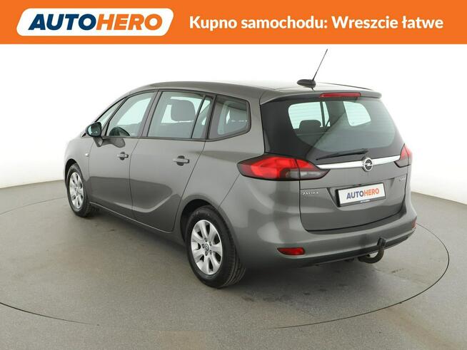 Opel Zafira klima auto grzane fotele i kierownica kamera cofania hak Warszawa - zdjęcie 4