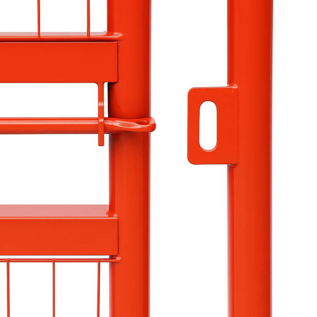 Furtka ażurowa zaokrąglona malowana z ryglem Bałuty - zdjęcie 2