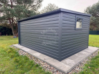 Schowek - domek ogrodowy 4x3 m - brama dwuskrzydłowa  ID1112