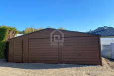 Garaż blaszany 8x6m 2x Brama drzwi 2x okno  Dach dwuspadowy PLG183 Tarnobrzeg - zdjęcie 2