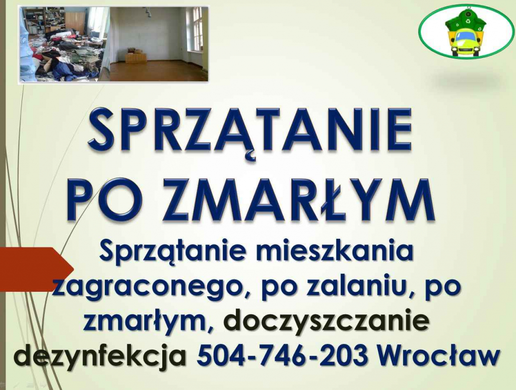 Sprzątanie po zalaniu, awarii, tel 504-746-203, cena, Wrocław, firma Psie Pole - zdjęcie 3