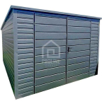 Schowek Domek Ogrodowy 3x4,5m Brama dwuskrzydłowa spad w tył PLG153