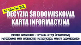 Decyzja środowiskowa, szkolenie tel. 504-746-203, szkolenie, cennik, Psie Pole - zdjęcie 4