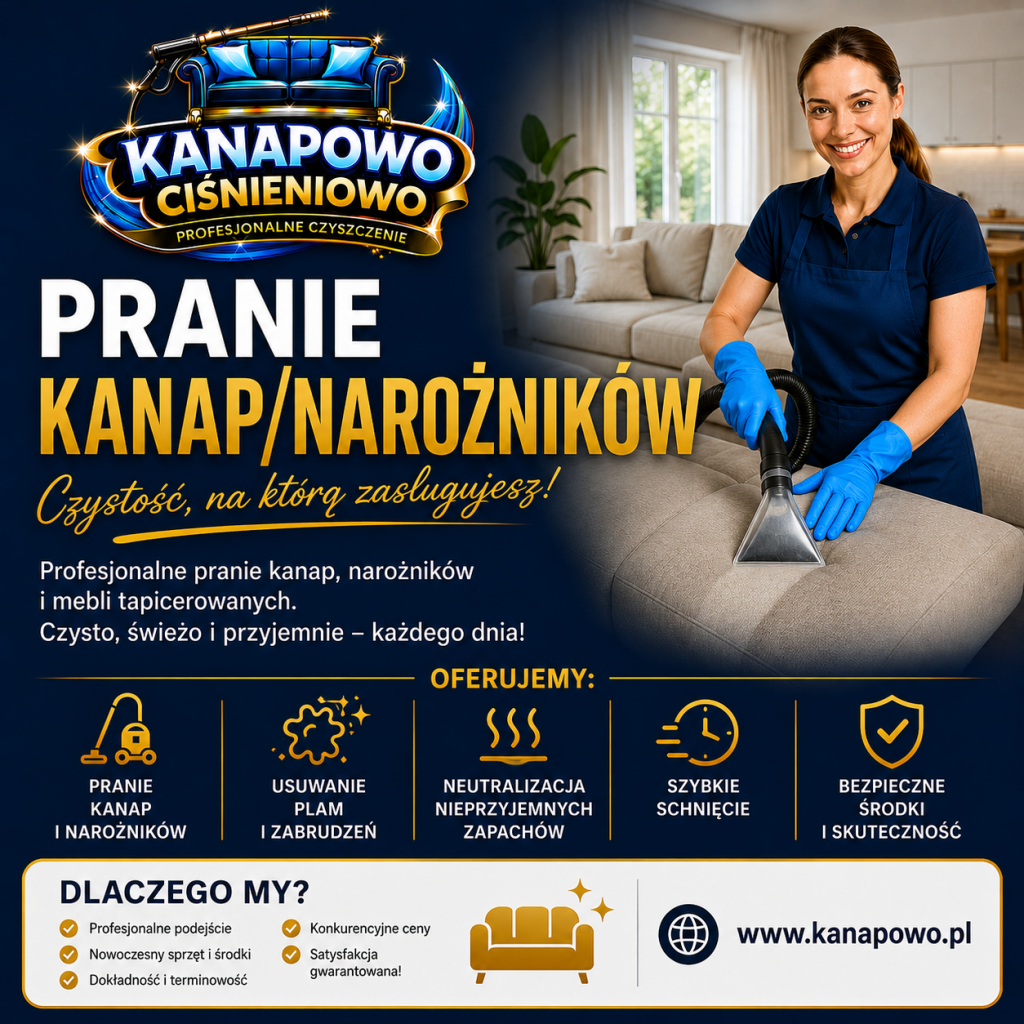 CZYSZCZENIE KANAPY/SOFY/NAROŻNIKA Leszno - zdjęcie 1