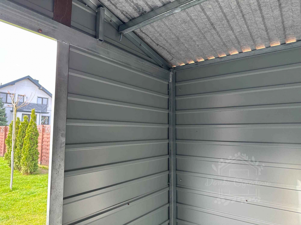 SCHOWEK DOMEK OGRODOWY 3x3m dwuspadowy  j. orzech drewnopodobny ID531 Ciechanów - zdjęcie 9