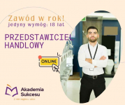 PRZEDSTAWICIEL HANDLOWY- CERTYFIKOWANY KURS ROCZNY!