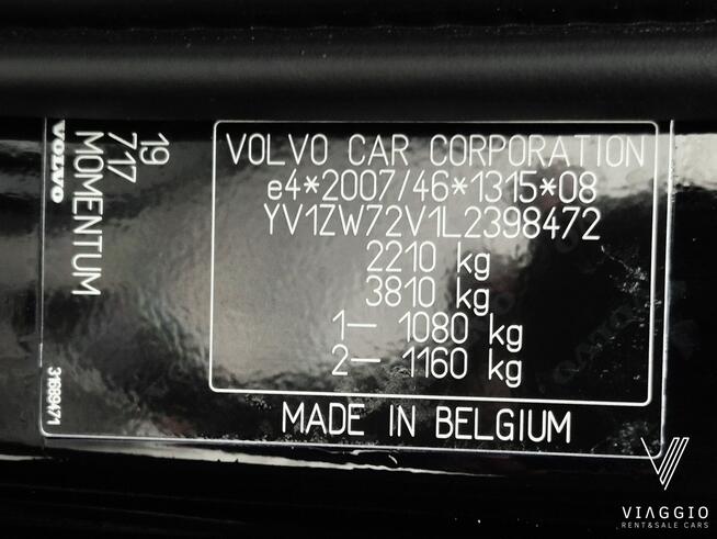 Volvo V60 Momentum Pro 2.0 Diesel 150km ASIST full led NAV kamera 2020 Tychy - zdjęcie 12