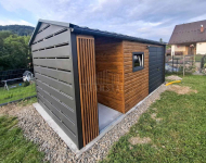 Schowek domek 4x2,5m wiata 2m brama dekor rynna blachodach TS1184 Gryfice - zdjęcie 2