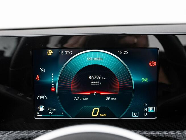 Mercedes A 180 WZ380CA#180 7G-DCT K.cof Cz.park Skóra Salon PL VAT23% Gdynia - zdjęcie 12