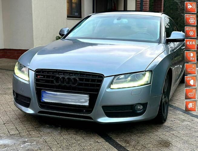 Audi A5 3.0TDI Quattro Manual Moc 300+ S-Line Szyberdach #Zamiana# Wrocław - zdjęcie 1