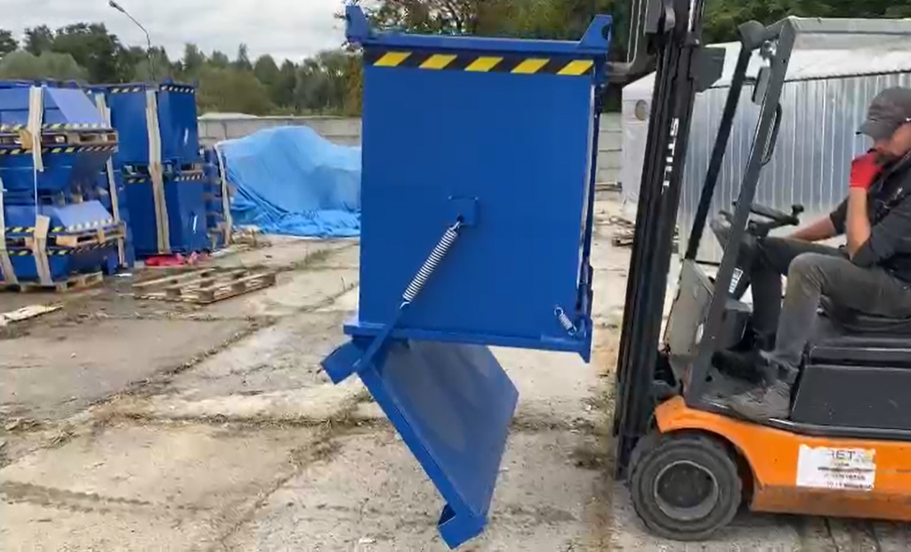 Kontener z otwieranym dnem PMDB 2000 L Kielce - zdjęcie 2