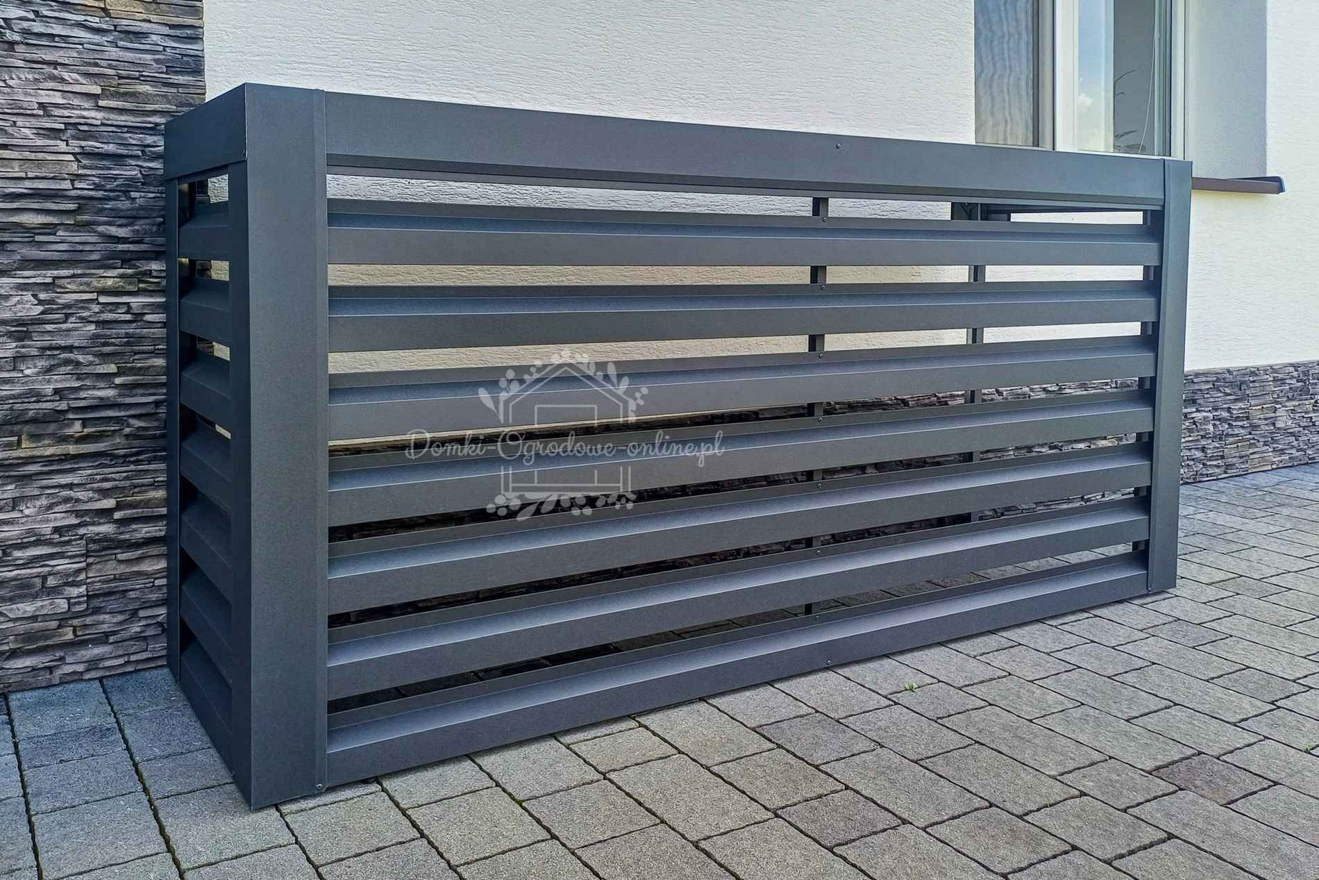 Osłona Klimatyzatora 100x50x60cm Antracyt  Zabudowa Klimatyzacji ID854 Rybnik - zdjęcie 4