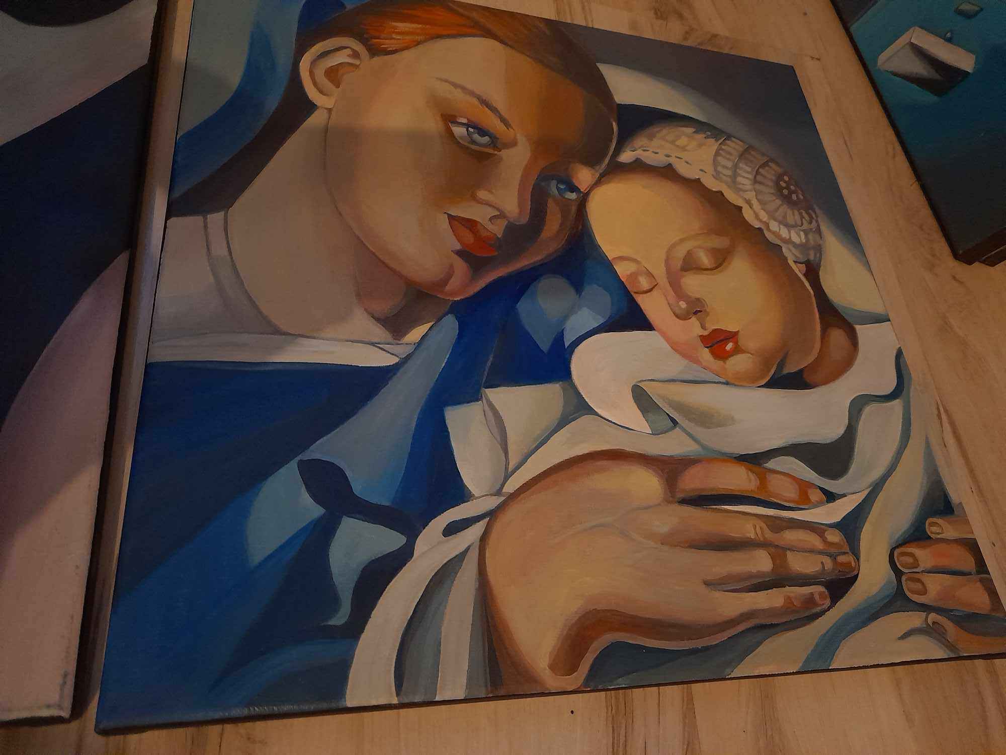 Matka z dzieckiem- obraz - Tamara Łempicka Stare Miasto - zdjęcie 1