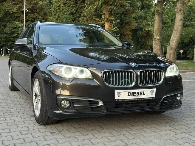 LCI F11 520d LIFT 2.0d 184KM Automat Navi iDrive Pdc Led Jasne wnętrze Wijewo - zdjęcie 6