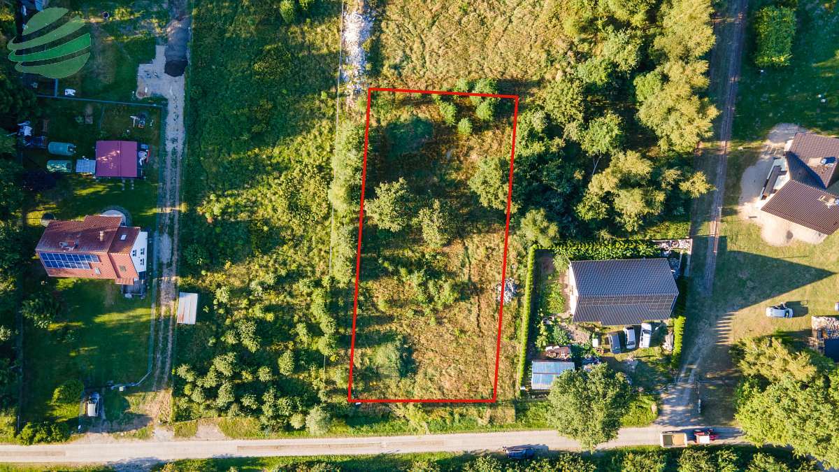 Działka budowlana 1302 m² z pozwoleniem na budowę Rusko - zdjęcie 2