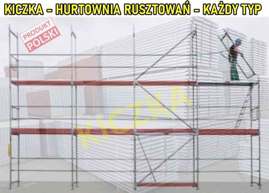 RUSZTOWANIA Typ BAUMANN Rusztowanie Ramowe Elewacyjne HURTOWNIA ~200m2 Ursus - zdjęcie 4