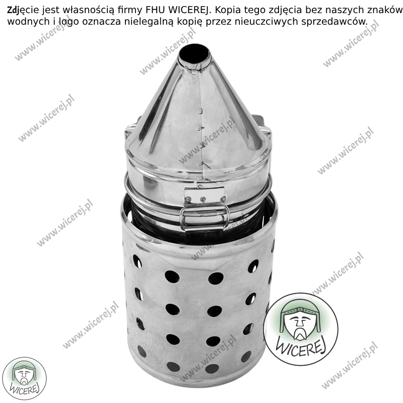 Podkurzacz Premium Nierdzewny Średni z Chłodnicą Odymiacz Miech Jaśliska - zdjęcie 5