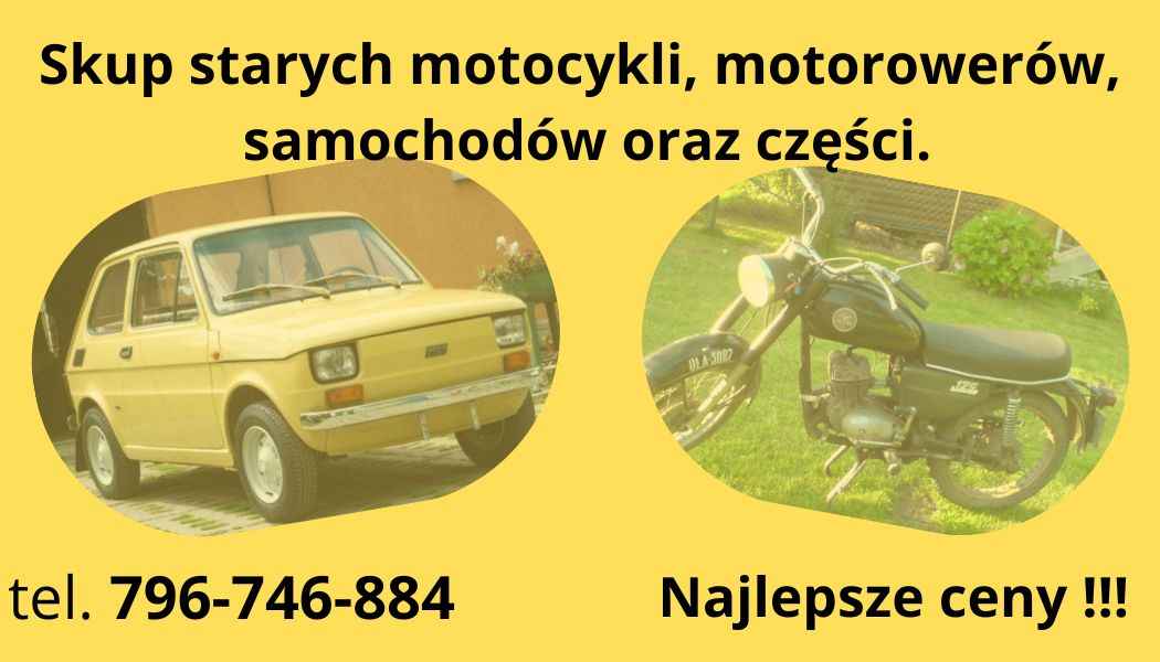 Skup starych motocykli, motorowerów i samochodów Legionowo - zdjęcie 1