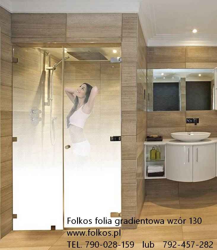 Folie na okna łazienkowe- kabiny prysznicowe Oklejanie szyb Warszawa Białołęka - zdjęcie 10