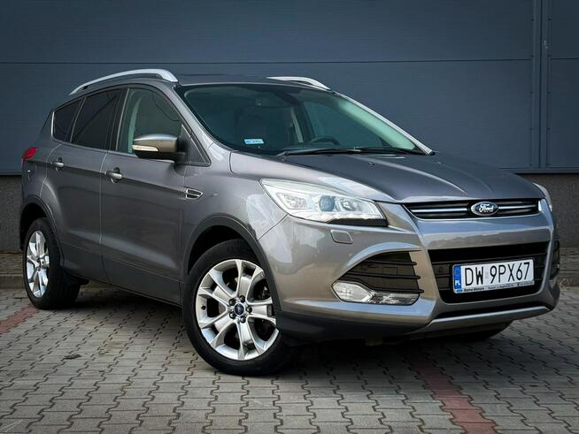 Ford Kuga 2.0 TDCi 163KM Titanium Automat AWD Salon PL II właściciel Wrocław - zdjęcie 4