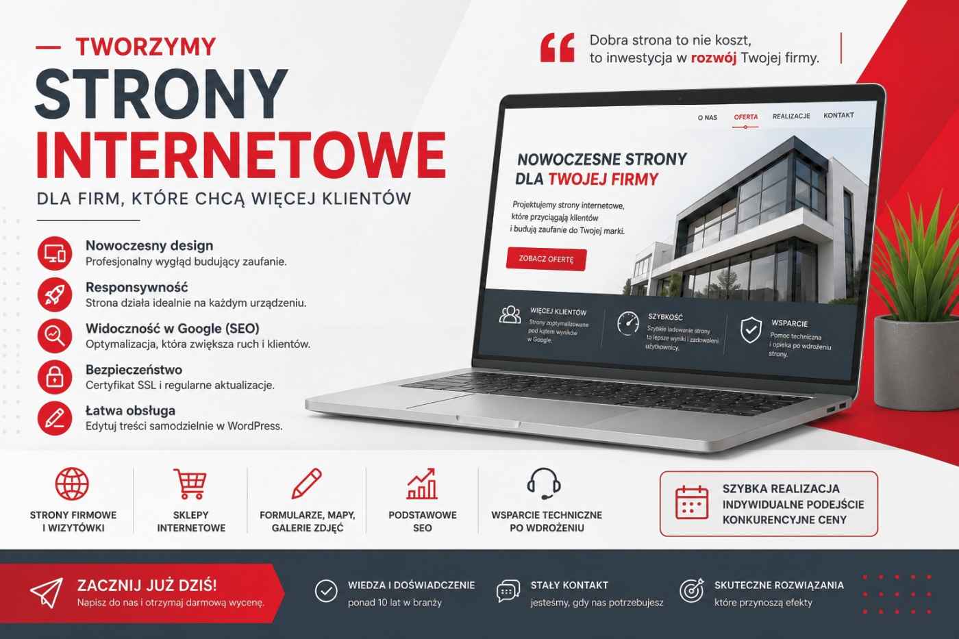 Strona Internetowa, Która Pracuje Na Sukces Twojej Firmy Chojnice - zdjęcie 1
