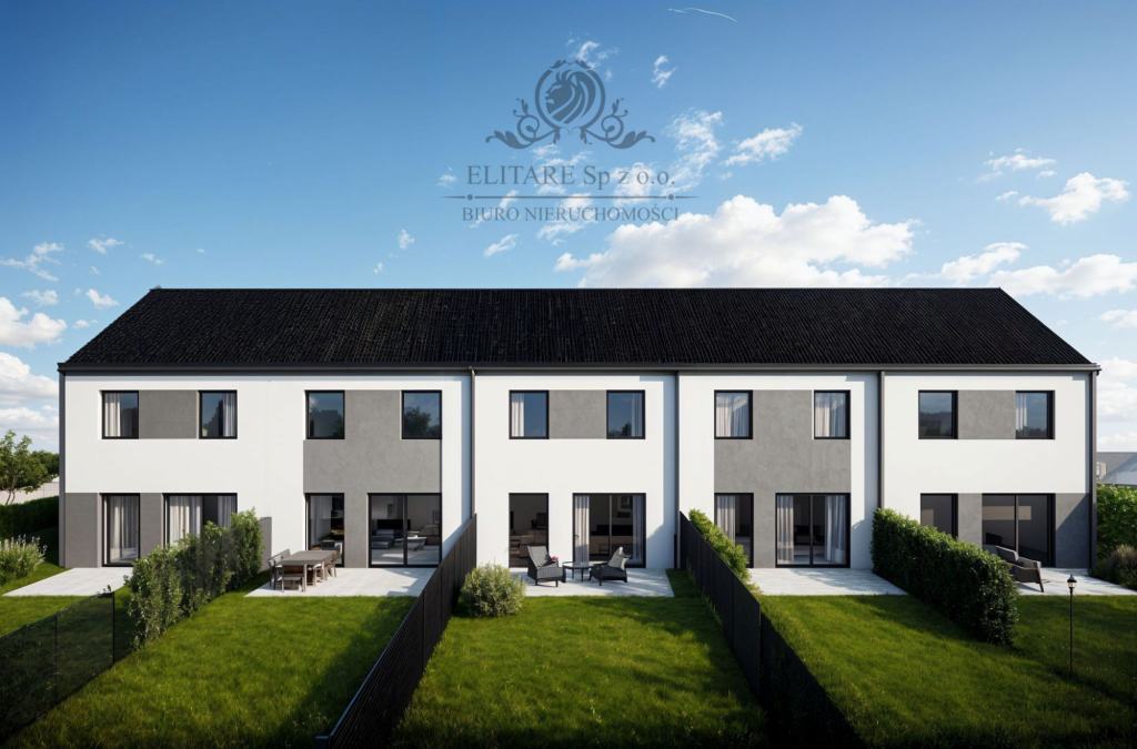 DOM szereg środkowy 102,50m2 z działką 148m2m2, Iwiny Siechnice Iwiny - zdjęcie 4