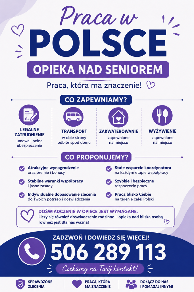 Opieka nad seniorem w Polsce – praca, która ma znaczenie Trzcianka - zdjęcie 1