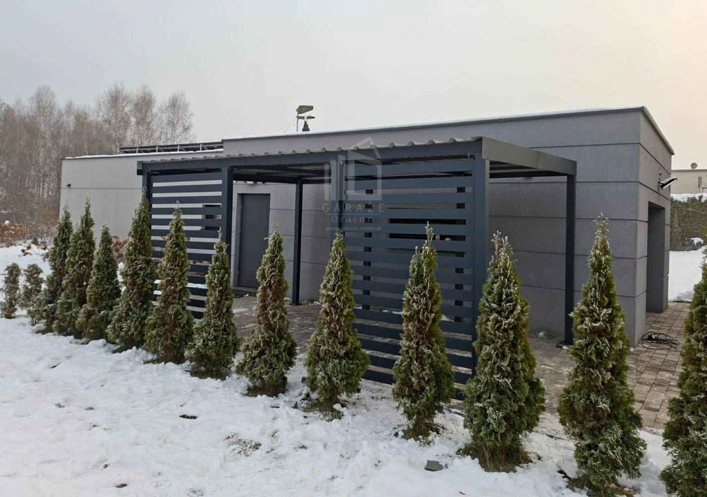 Carport PREMIUM - Wiata samochodowa 4x5  dodatkowa zabudowa ID1155 Białystok - zdjęcie 5