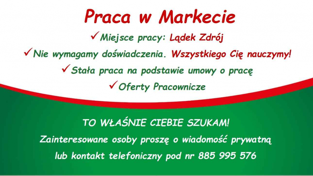 Praca w markecie, Dino Polska S.A., Lądek Zdrój Lądek-Zdrój - zdjęcie 1